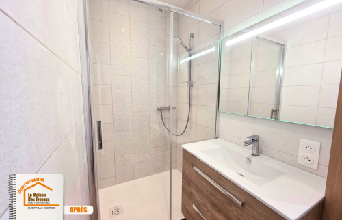 aménagement garage Albertville, création studio indépendant, transformation garage en pièce, La Maison des Travaux Albertville, artisans rénovation Savoie