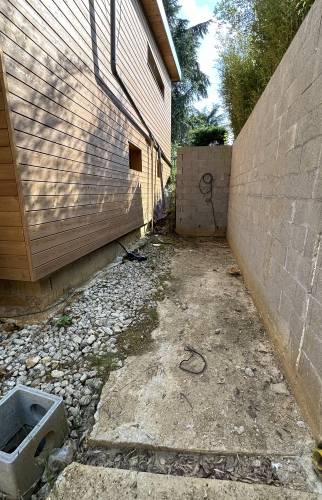 Création d'une dalle de garage à Verrières Le Buisson (91)