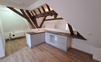 Création d'une nouvelle cuisine pour cet appartement sous les combles