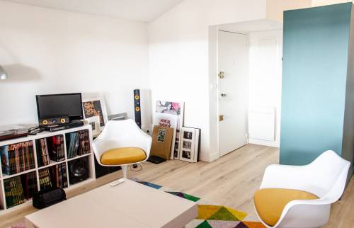 Salon après rénovation complète