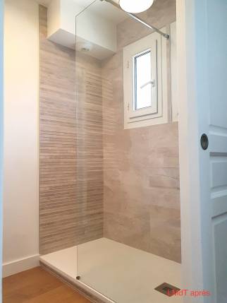 Transformation d'une salle de bain en salle d'eau