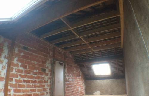 Grenier pendant travaux