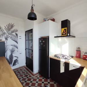 Black & White Jungel in my kitchen - Nadine AZOUG - La Maison Des Architectes