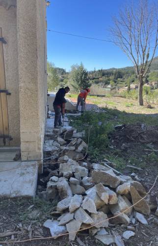 Démolition pourtout extérieur maison en rénovation sur Roquevaire (13260)