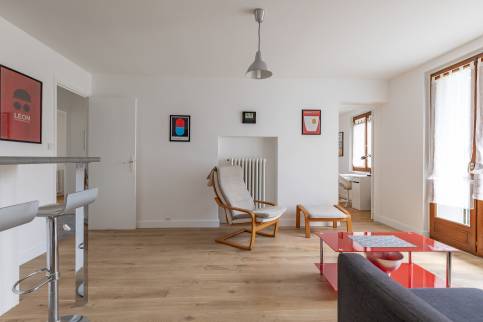 Rénovation d'un appartement destiné à la colocation étudiante, Lyon / Partie séjour