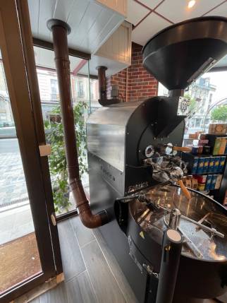 Installation de la machine à torréfaction 