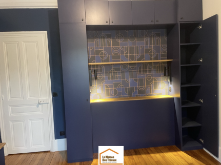 Aménagement sur mesure et rénovation d’une chambre à Levallois