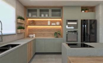 Mélanger le bois et  la couleur à Chevreuse (78)