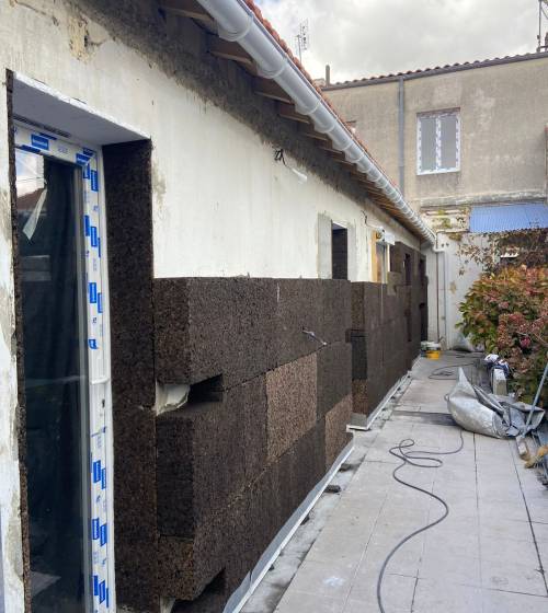 Travaux d'isolation
