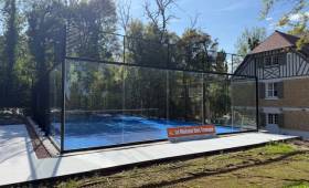 Construction d'un terrain de padel à Villers sur mer 