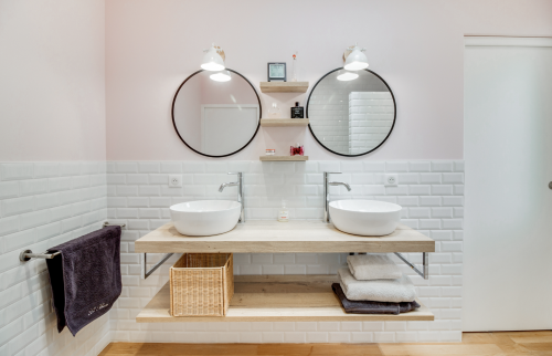 Construction d'une maison en bois à Vertou - salle de bain 2