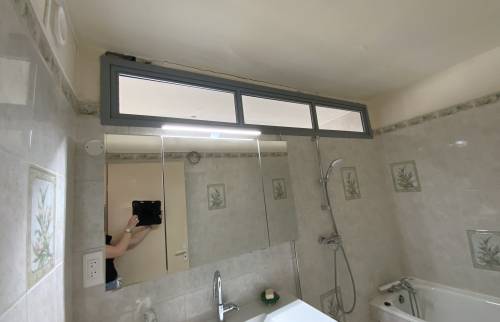 verrière salle de bain