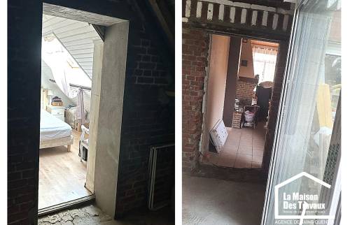 Ouverture extension de maison 