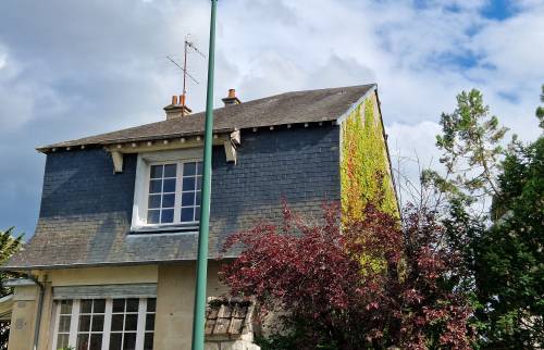 Couverture avant rénovation côté rue