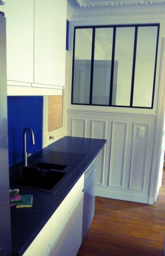 renovation appartement Courbevoie 92400 cuisine ouverte