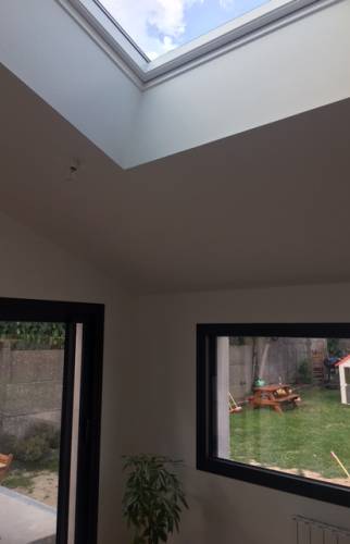 Installation de menuiseries sur extension de maison à Nantes 44