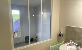 APRES - Création d'une verrière en aluminium dans une salle de bain