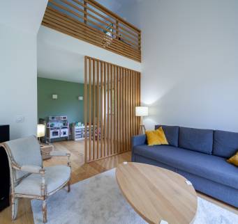 La mezzanine vue du salon