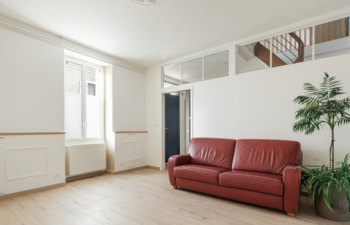 Rénovation d'entrée de maison dans une maison de caractère à Nantes sud (44000) - nouvel espace