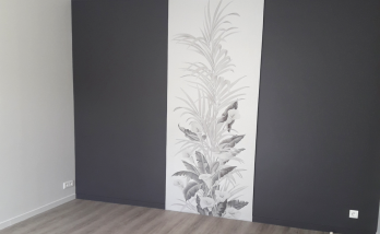 Mur peint et papier peint décoratif