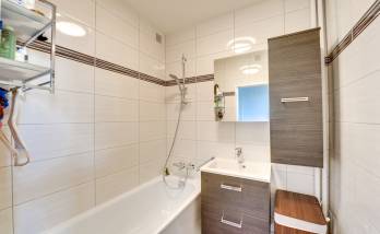 La salle de bain rénovée