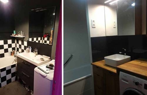 Salle de bain - Avant après