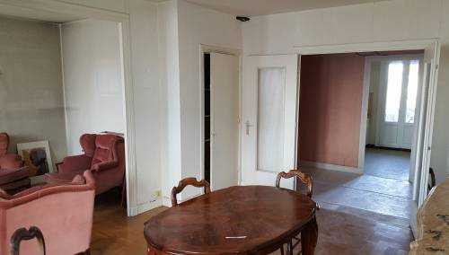 Rénovation Appartement Lyon 8 - Séjour avant travaux