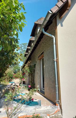 Façade arrière en l'état d'origine