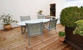 Terrasse en lames composites