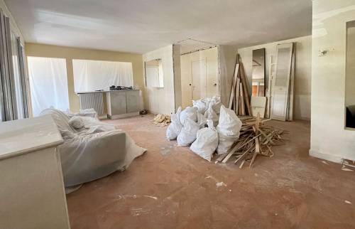 Enlèvement du parquet existant