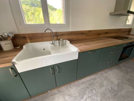 Rénovation de maison avec nouvelle cuisine aménagée - Léojac 82230
