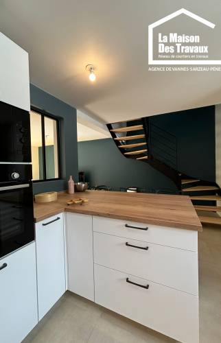 cuisine moderne rangements optimises