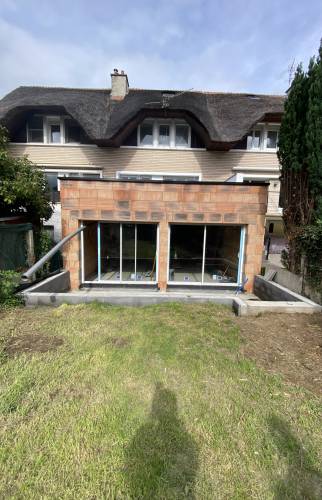 Après l'installation des menuiseries extérieurs 