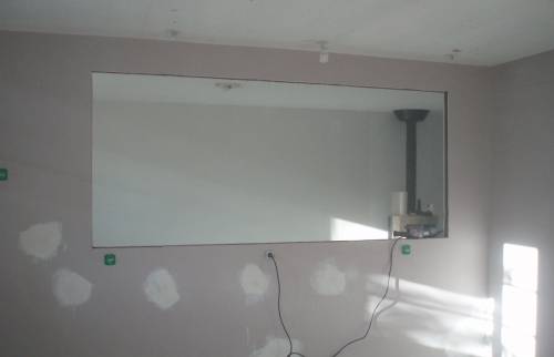 Ouverture de la grande cloison pour pose de la verrière