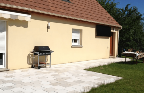 Création d’une terrasse carrelée