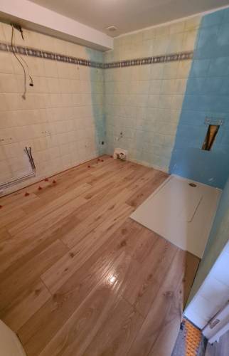 Rénovation de salle de bain : travaux 2