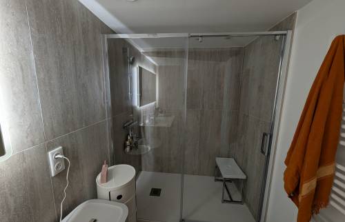 douche moderne rénovation de salle de bain avec douche