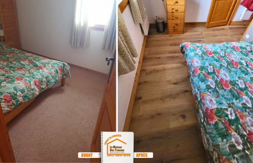 remplacement moquette par parquet, prix parquet, quel parquet choisir, la maison des travaux albertville, artisan pose parquet albertville