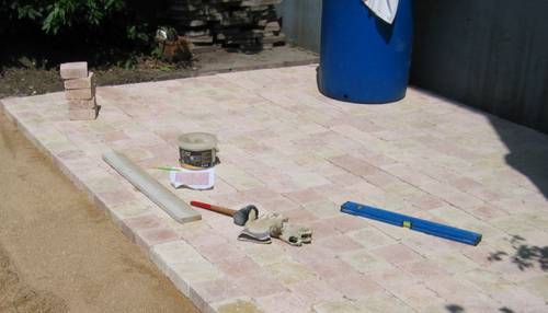 Fabriquer une cour extérieure en dalles Chenôve