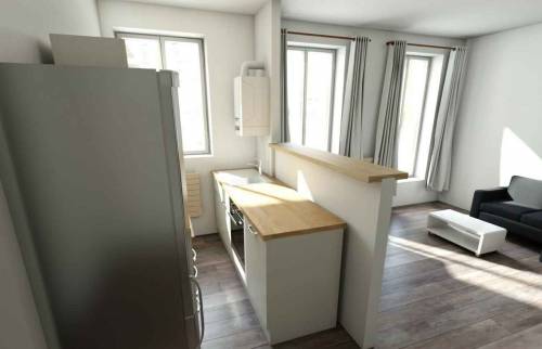 Image 3D pièce de vie - Sens (89)