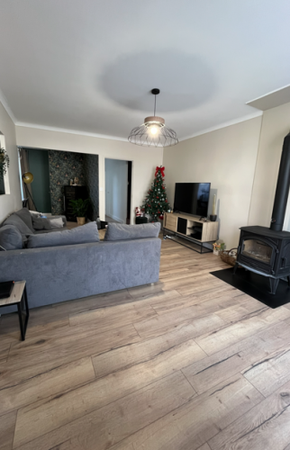 Rénovation de maison à Mouzillon (44330) : nouvel espace de vie et cuisine