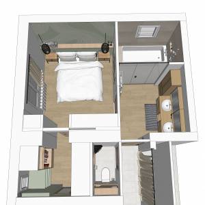 aménagement chambre parentale Emilie LEIBER 77