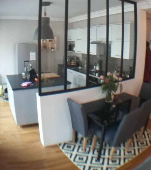 Verrière coté séjour