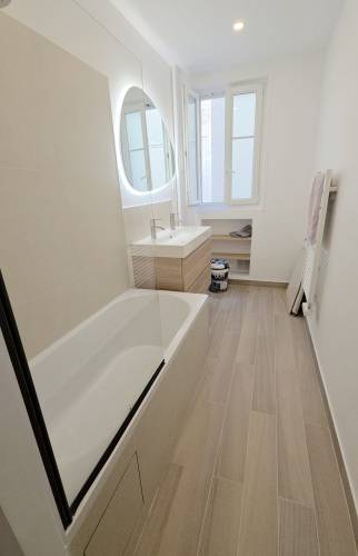 Rénovation complète d’une salle de bain à porte de clichy