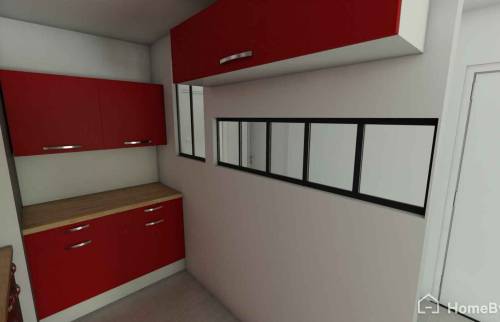 Simulation 3D de la verrière d'atelier