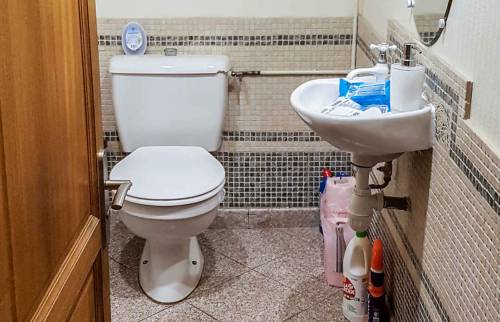 WC avant démolition 