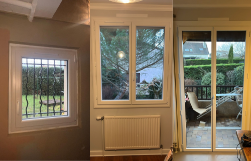 Changement des fenêtres et portes d’une maison à Saint-Genis-Les-Ollières 69290