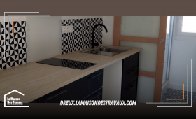 Rénovation Chic d’une Cuisine à Dreux pour une Location Immobilière