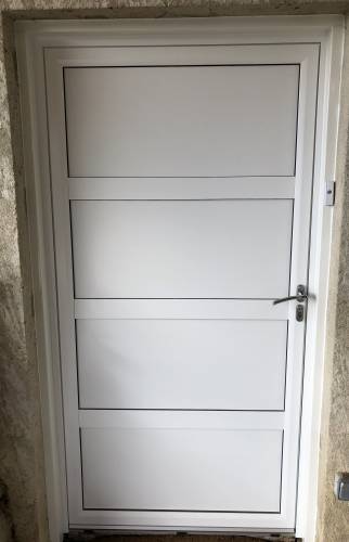 porte d'entrée après travaux
