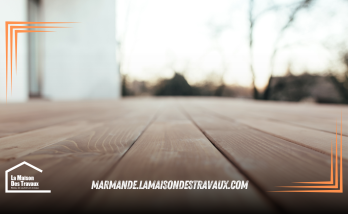  Création d'une terrasse sur plots avec dalle béton près de Marmande